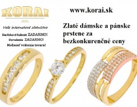 Zlaté prstene od KORAI