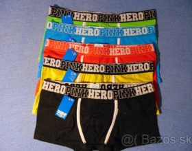 Nové pánské boxerky PINK HERO - 5 farieb