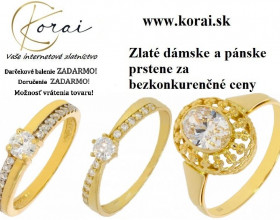 Dámske zlaté prstene Korai